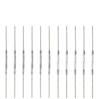 Interruttore Reed N/O da 10 pezzi Interruttore magnetico 2 * 14mm Interruttore a induzione magnetica normalmente aperto