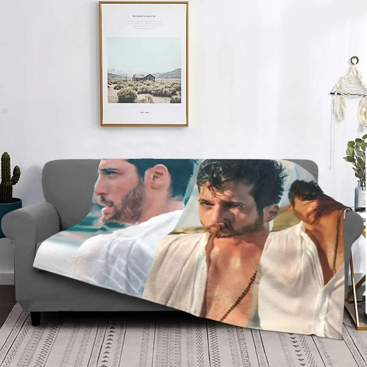 

Can Yaman Actor Sexy Blankets Velvet Summer Star Model Multifunction Super Warm Throw Blankets for Bedding Car Bedspreads