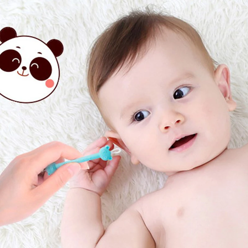 1/2PCS Baby Ear Cleaner Spoon Double-headed Ear Wax Pickers Cleaning Stick  Soft Baby Ear Scoop Ear Wax Curette Picker - AliExpress