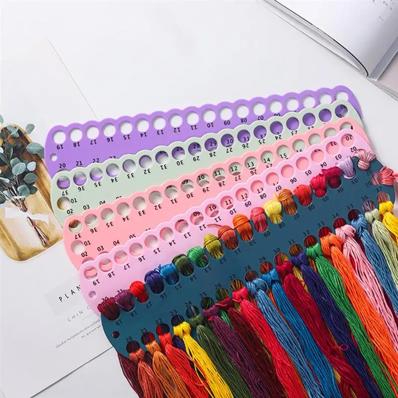 10Pcs Plastic Sewing Thread Winding Plate Board Card Cross Stitch  Embroidery Floss Craft Thread Bobbins Organizer - AliExpress