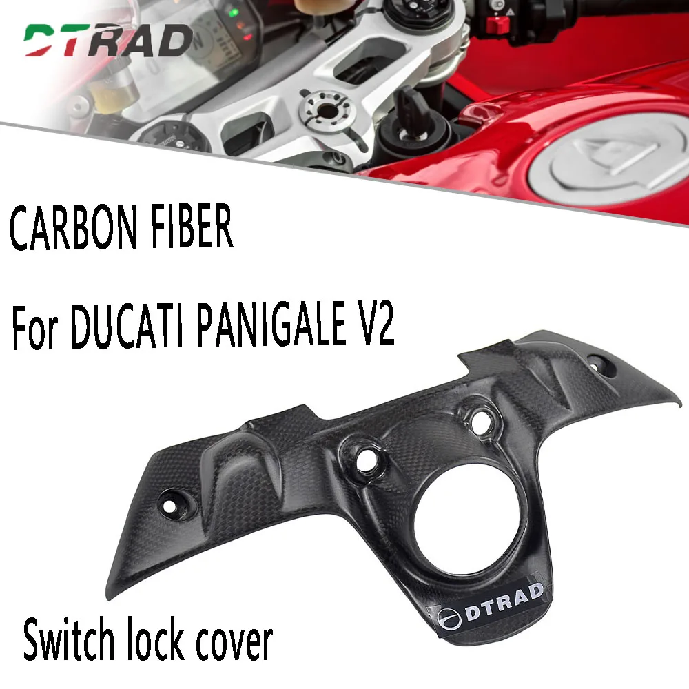 

For DUCATI PANIGALE V2 899 959 1199 1299 Keyguard cover 100% CARBON FIBER