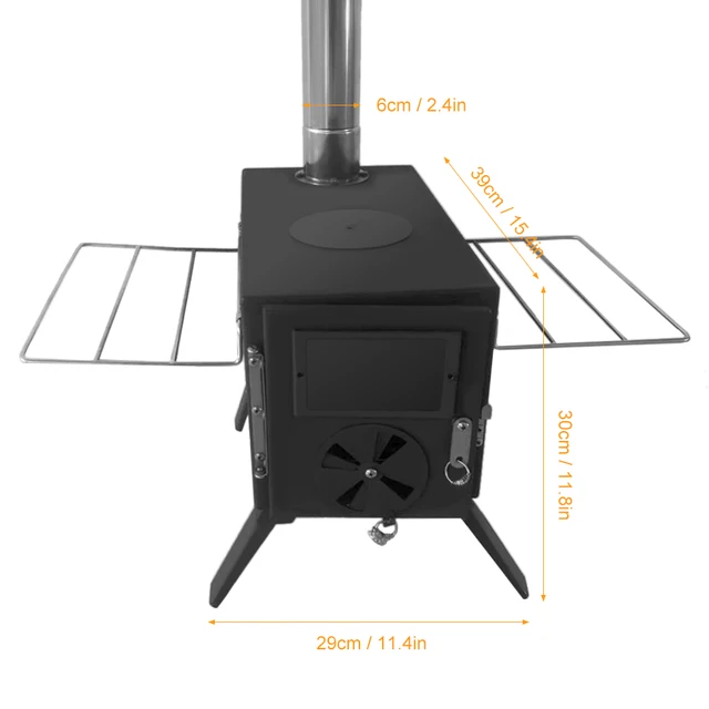 Tomshoo Outdoor Camping Wood Stove Camp Tent Firewood Stove Portable