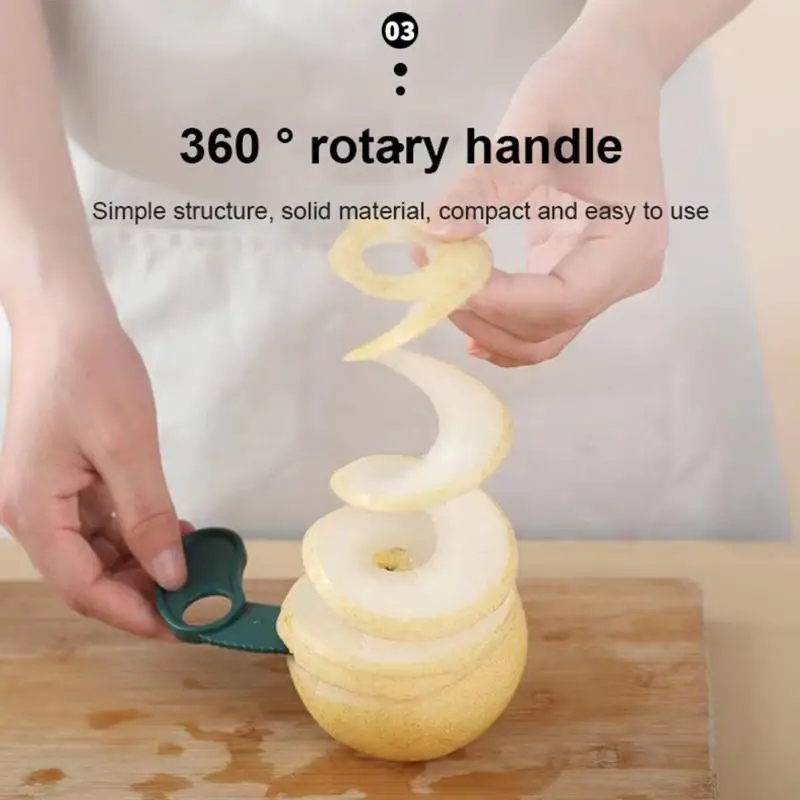 Manual Rotating Vegetable Cutter Cucumber Potato Carrot Vegetables Spiral Knife Apple Sydney Divider Curler Knife Kitchen Tools