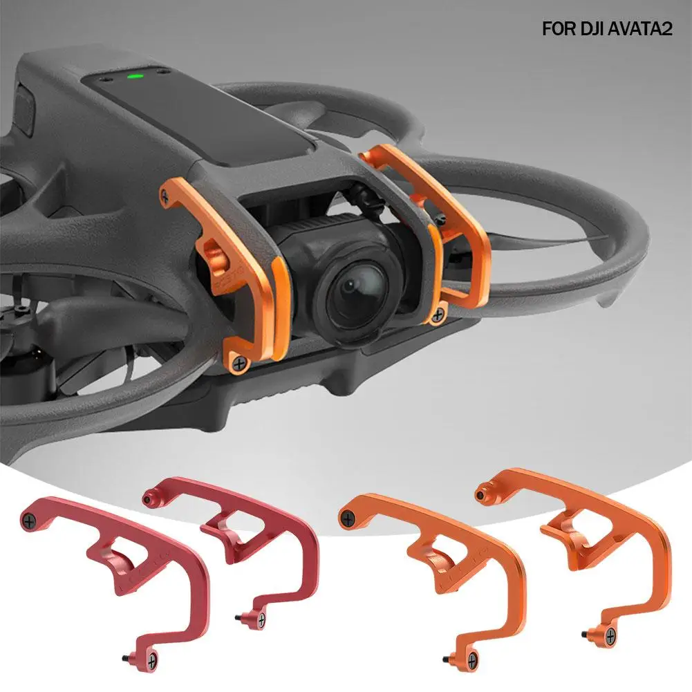 Protection lentille drone DJI Avata2 en aluminium et silicone, détail du design.