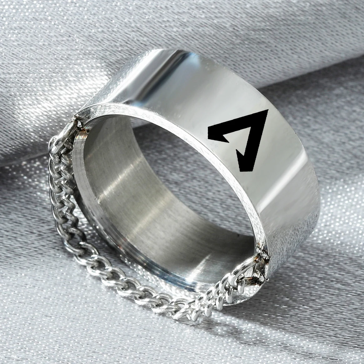 Hot Game Apex Legends Ring Titanium Steel Hero Ring Stainless Steel Ring for Freind Best Gift Ring Championship Rings 