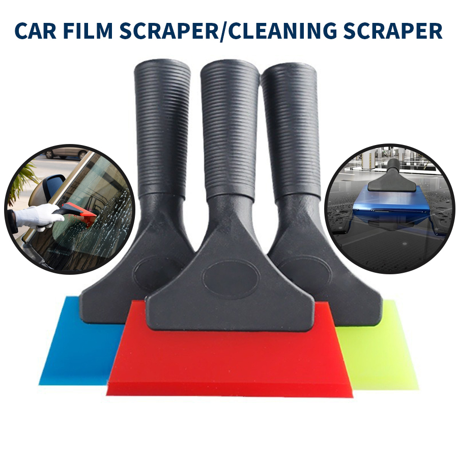 Car film sticking tool, film sticking scraper, invisible car cover scraper, soft rubber scraper strip, suitable for car cleaning
