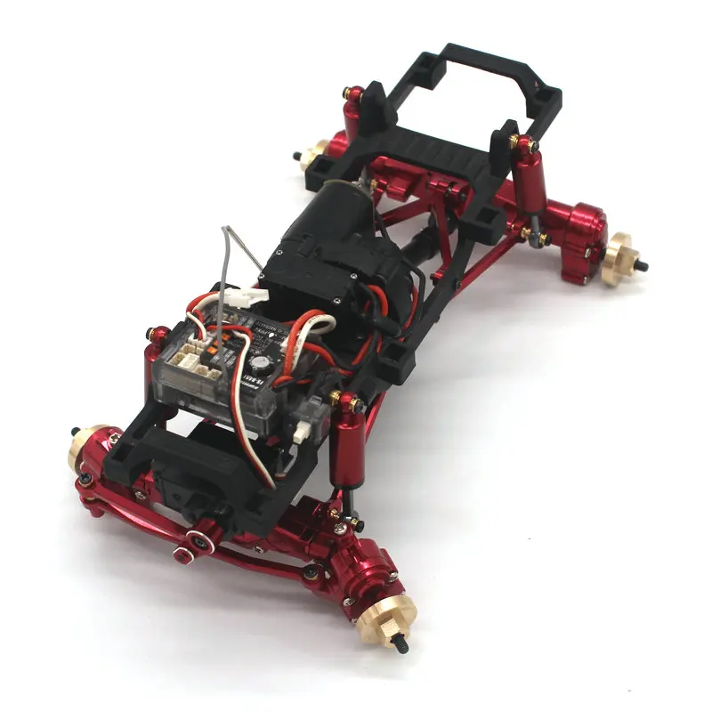 FMS RC카 황동 커플러, FCX24 Xiaoqi 핑크, Drunken Chevrolet K5 Lemur FCX18 LC80 금속 업그레이드 부품