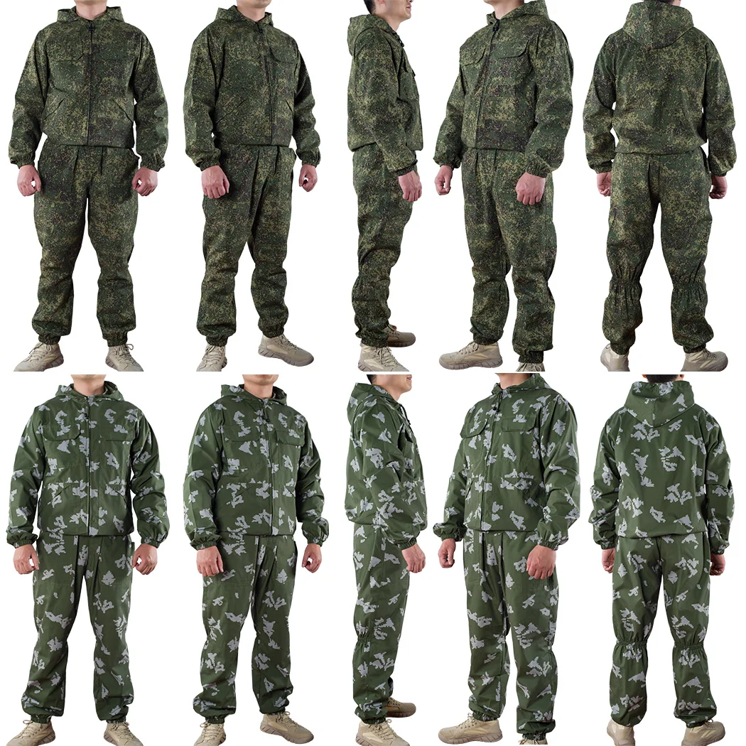 Combinaison camouflage russe été pêche chasse respirante vêtement extérieur confortable tenue tactique