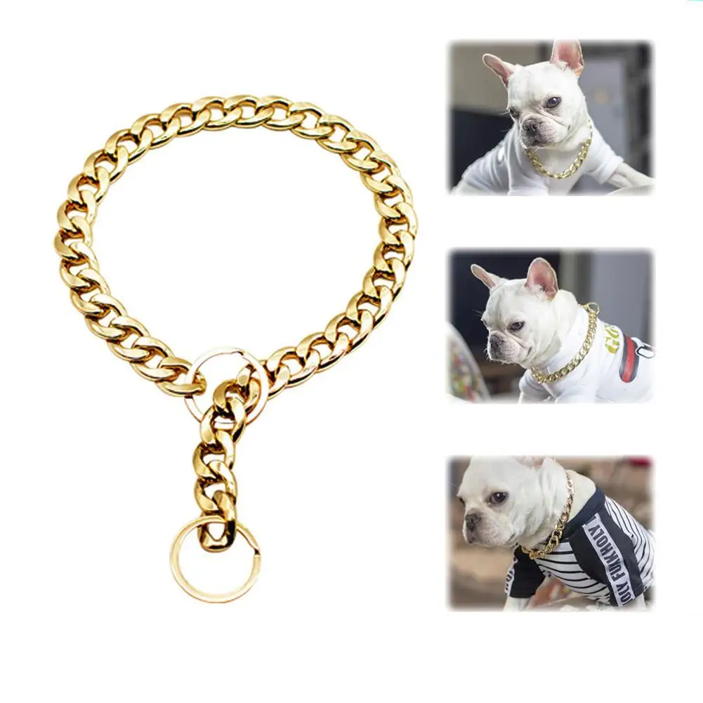 

Metal Dog Collar Chain Necklace Length 35/45/55cm Cat Collars for Dogs Accessories Pet Items For Small Medium Large Dogs