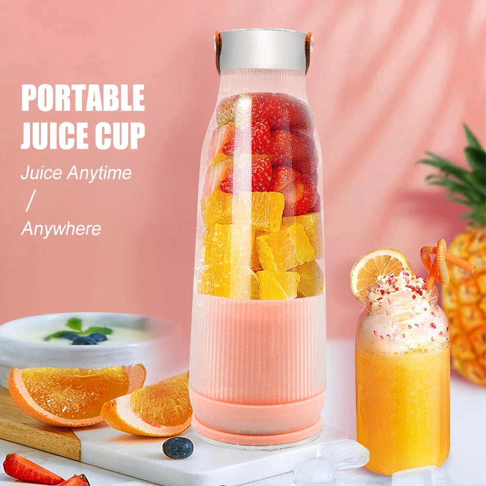 

Portable Electric Juicer 40W USB Rechargeable Mini Blender Cup Multifunction Fruit Drink Mixers Milkshake Juice Make Machine