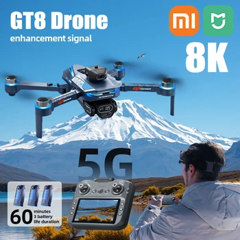 Xiaomi Mijia GT8 Drone 8K Professionale 4K HD Macchina Fotografica 5G Motore Brushless Fotografia Aerea Flusso Ottico con schermo RC Quadcopter