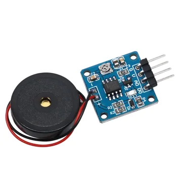Modulo sensore di vibrazione/tappo piezoelettrico - Rilevamento shock 5 V CC con uscita analogica/digitale (AD/DO) per Arduino UNO/MEGA2560 R3