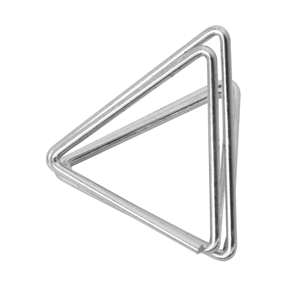 종이 클립 삼각형 소형 사랑 하트 종이 클립 문구류 사무용품 실용적이고 기능적인 테이블 홀더