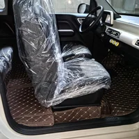 Car Floor Mats For Mitsubishi Outlander 4WD 2WD 2013 2014 2015 2016 2017 2018 2019 2020 2021 Custom Auto Foot Pads Carpet Cover 3