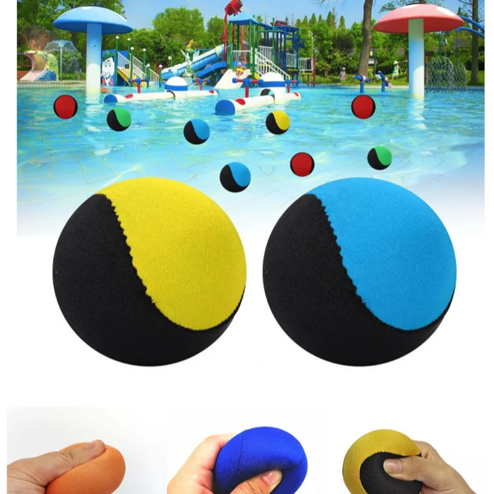 Squeezable Water Bouncing Ball 5.5cm TPR Elastic Ball Relaxing Water Surf Water Jump Ball Ball Accessory 3