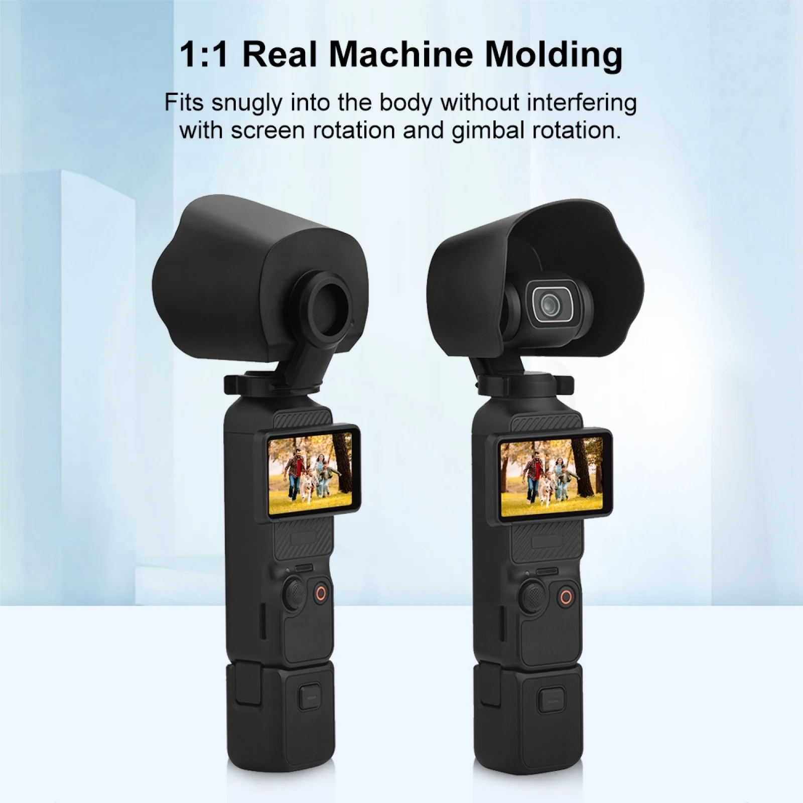 Housse Silicone Gimbal Coque Silicone DJI Osmo Pocket 3 - Protection Complète Avec Accessoires - Design Antidérapant - Transport Sûr Accessoires Osmo Pocket 3