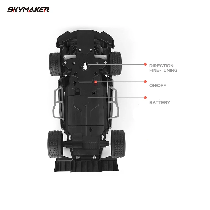 Sulong Metal RC Car Toys 1/24 2.4G High Speed Remote Control Mini Scale Model Vehicle Electric Metal RC Car Toys for Boys Gift 3