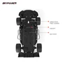 Sulong Metal RC Car Toys 1/24 2.4G High Speed Remote Control Mini Scale Model Vehicle Electric Metal RC Car Toys for Boys Gift 3