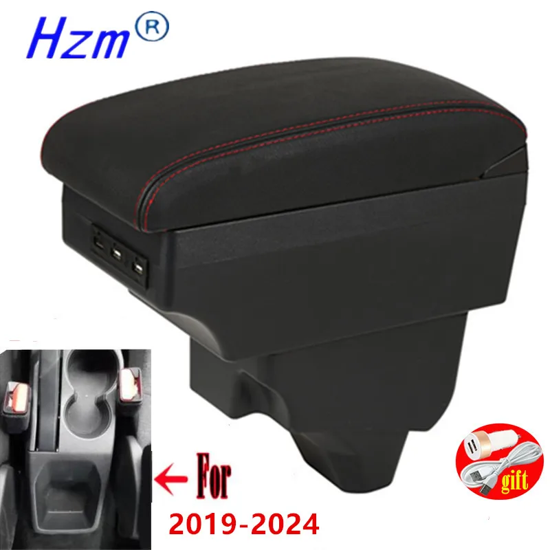 Reposabrazos Central Para Peugeot 208 (2012-2018) | Con Almacenamiento, Deslizable Y Tapizado En Cuero PU