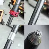 Expandable Carbon Fibre Outdoor Trekking Poles EVA Cork Quick Adjustable Locks Walking Sticks Ultralight Poles for Men Women 5