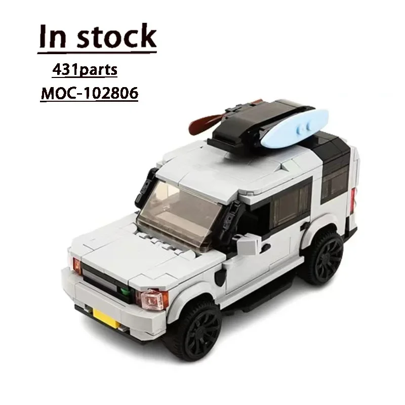 Moc-102806 Small Mini Sports Car Assembly Stitching Building Block Model Moc Creative Building Block Toys Kidsbirthdaytoys Gifts