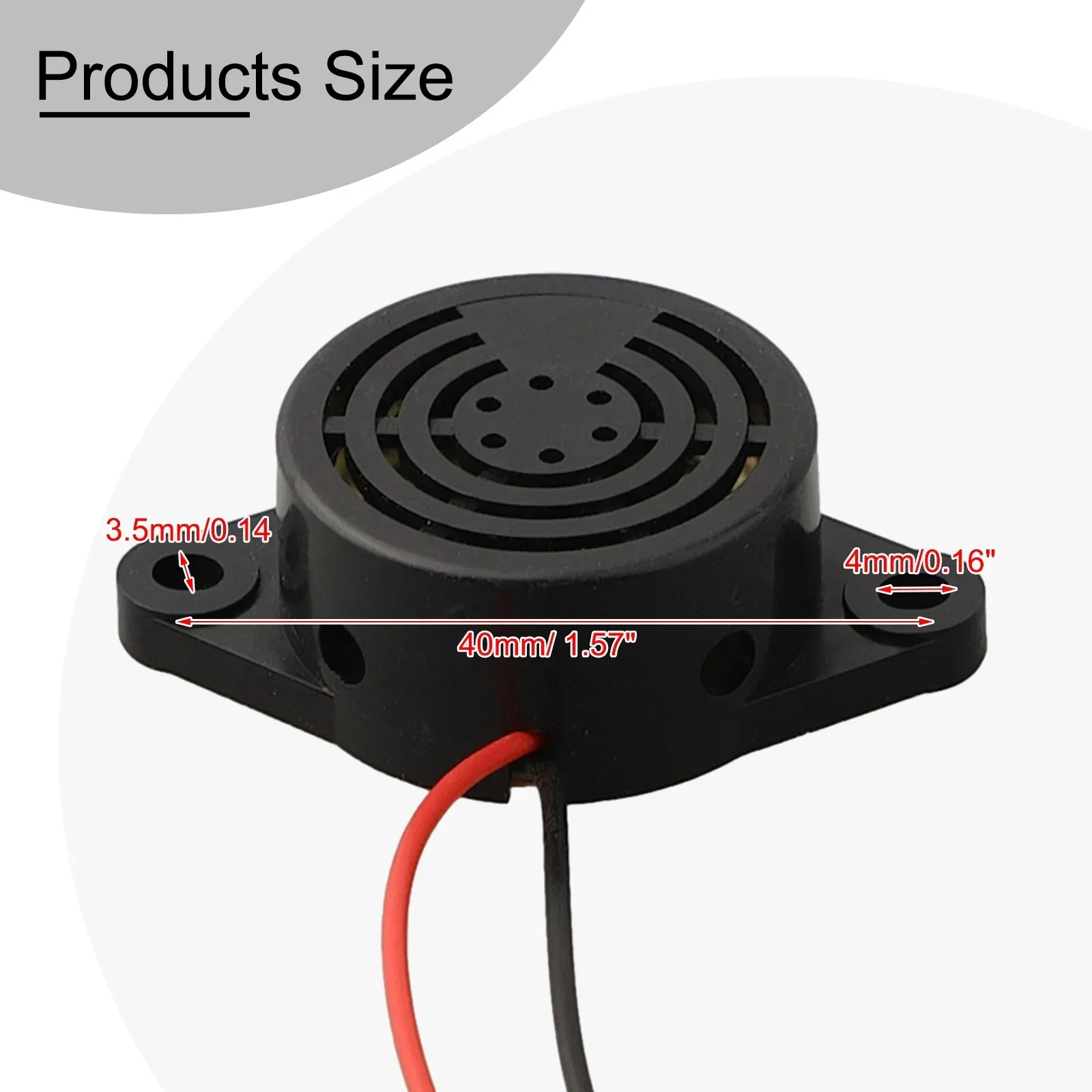 Alarm High-decibel DC3V-24V 100dB Electronic-Buzzer Beep Tone Alarm Ringer-Continuous Sound-for Car Van Reversing Reminders-warning buzzer speaker warning buzzer
