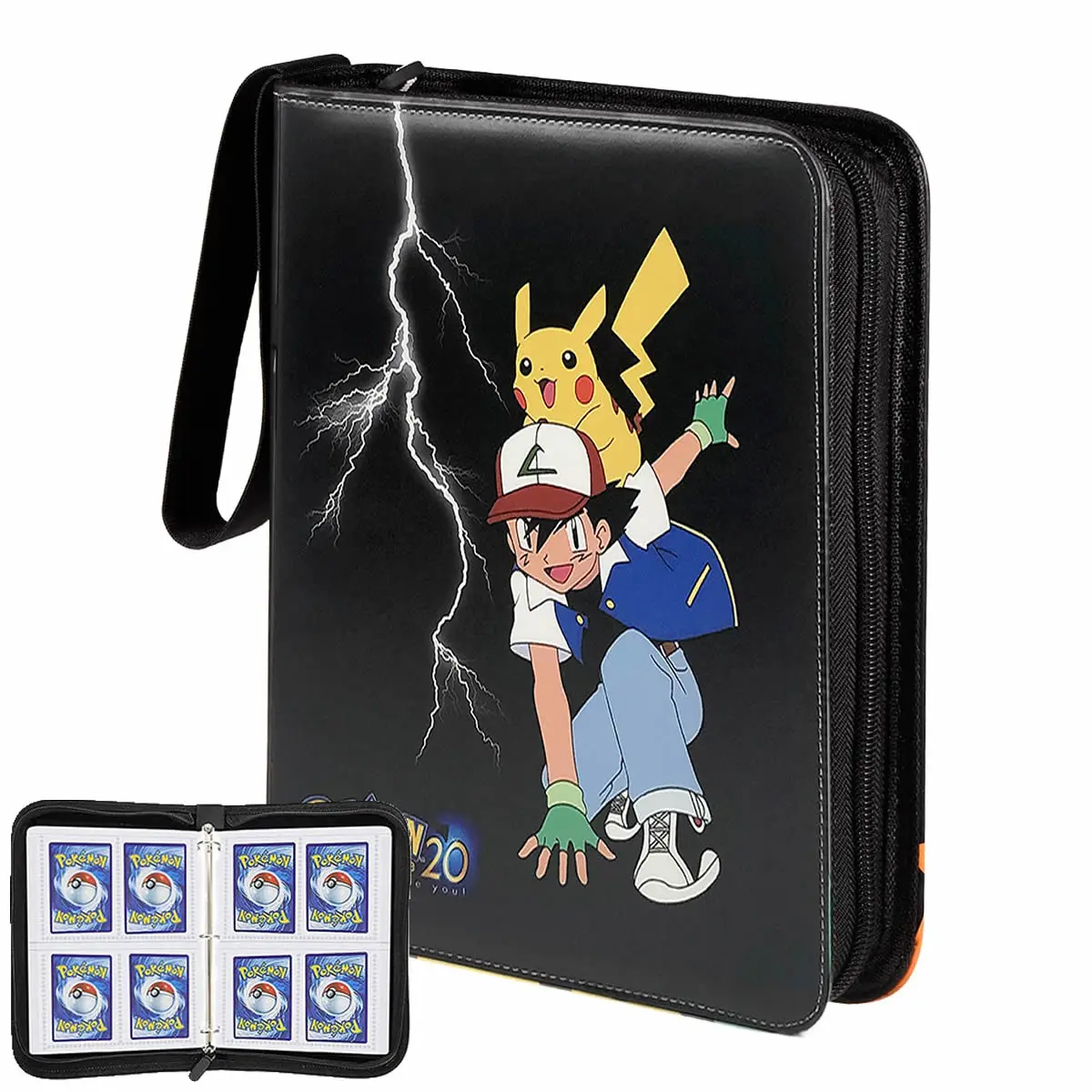 Альбом для карт Pokemon 400 шт. 4 кармана фотоальбом Чехол чехол покромона игра книга |