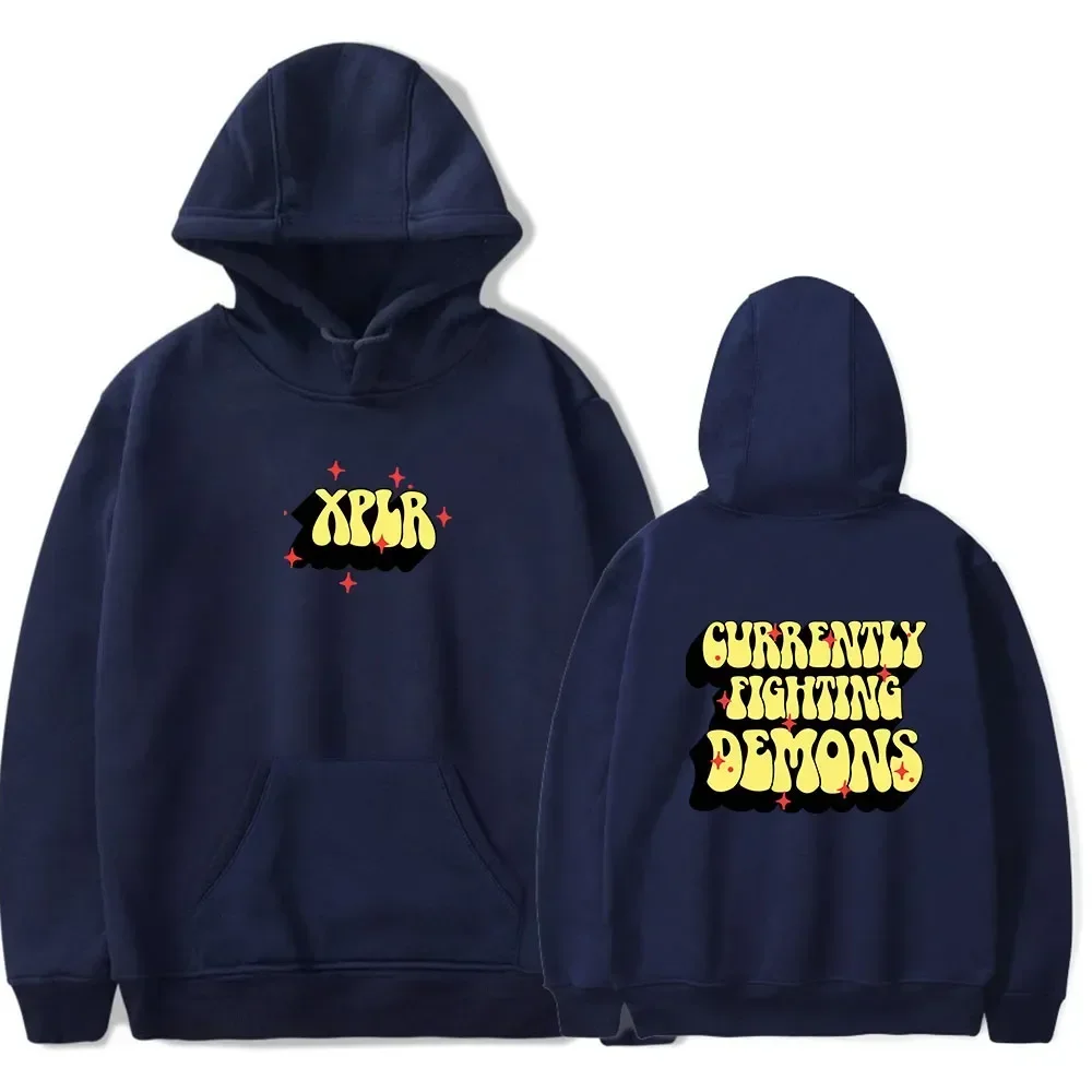 

XPLR Fighting Demons Hoodie Sam and Colby Merch Long Sleeve Women Men Hooded Sweatshirt 2023 Casual Style Fashion Clothes