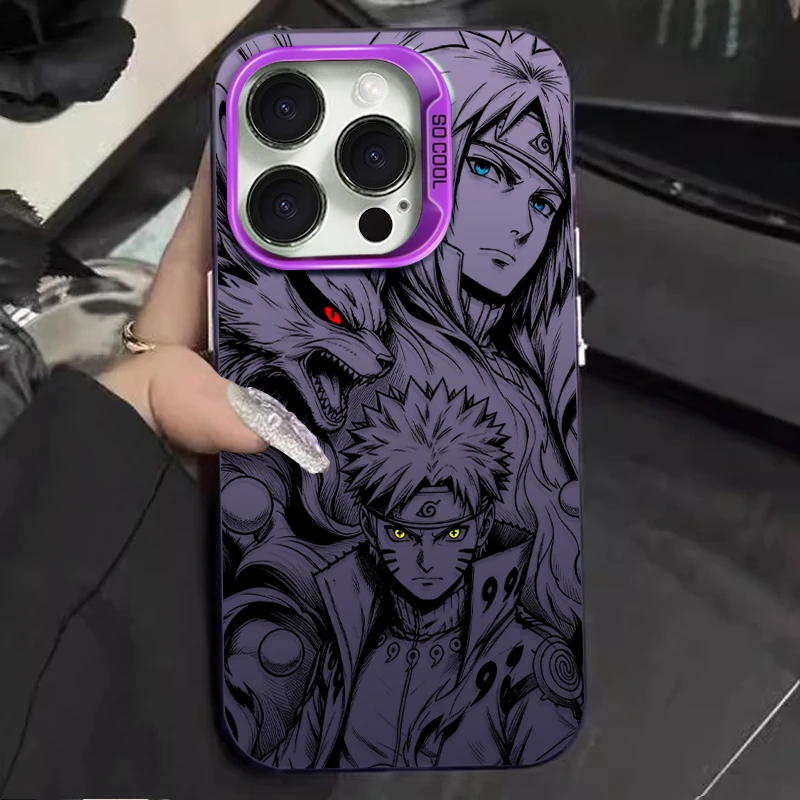 Naruto Minato Kurama Inspired Hard Phone Case