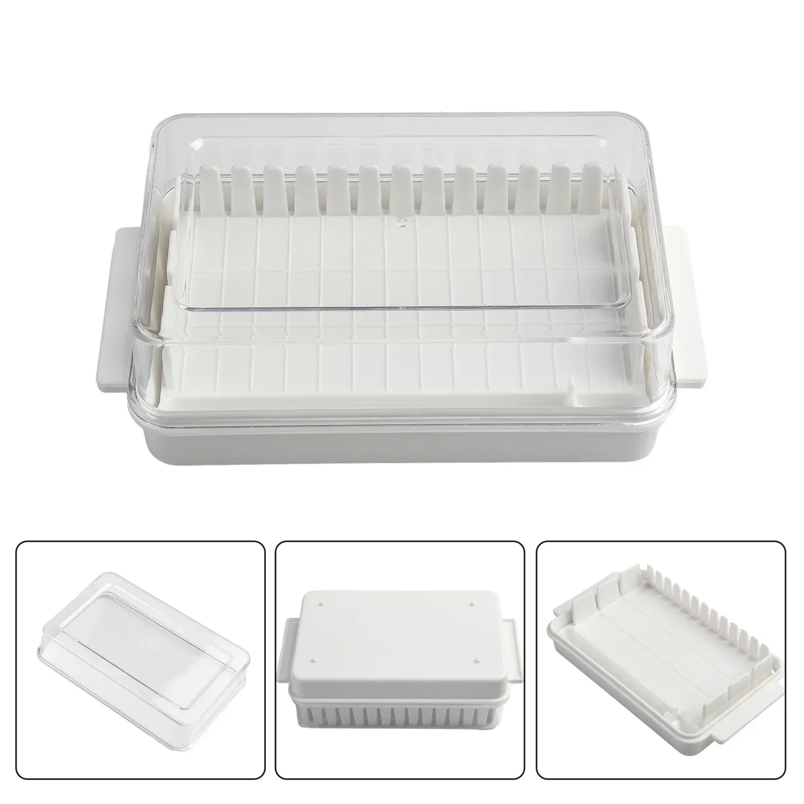 1PCS Butter Cutter Box Cheese Butter Storage Box With Lid Dish Stick Container For Refrigerator Kitchen Gadgets