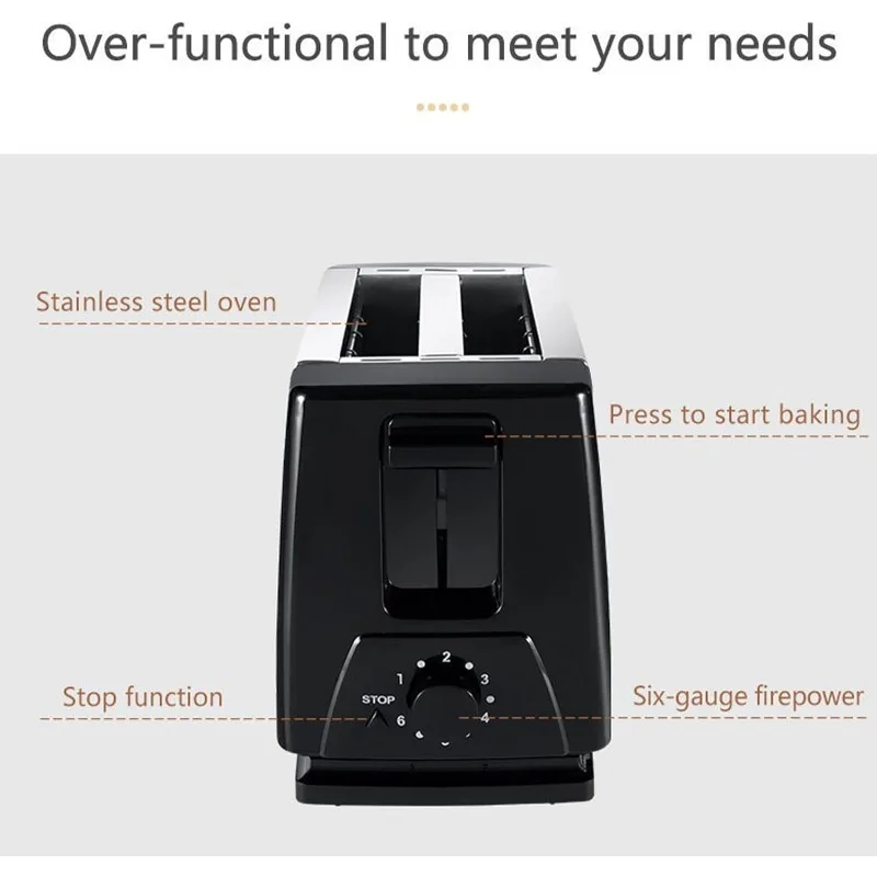 Home Toaster Household Breakfast Toaster Machine Multi-Functional Toaster Bread Warmer for Pastry Croissant Bagel Bread Chenchin 4