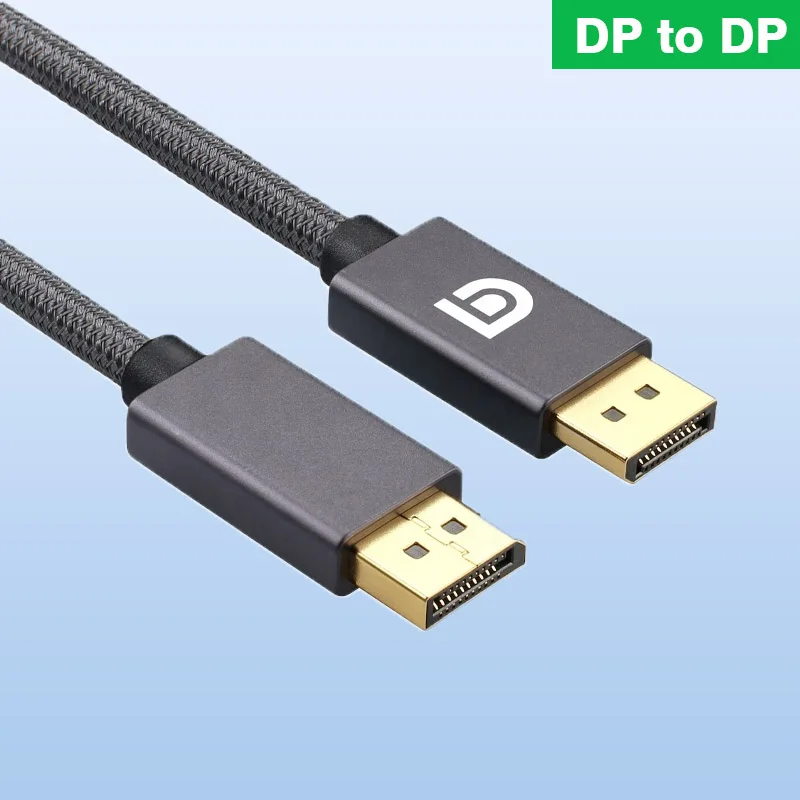 Cavo Da Displayport A Displayport Premium 8K Dp 1.4 Cavo Kabel 2M 3M (8K @ 60Hz, 4K @ 144Hz, 1080P @ 240Hz) Porta Display