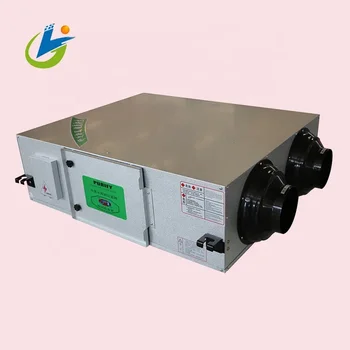 Fresh air recuperator heat recovery ventilation system with erv core unit 1