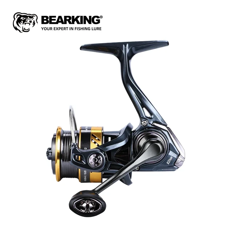 

BEARKING Stainless steel bearing 5.4:1 Fishing Reel Brand HD series 7BB Drag System 6Kg Max Power Spinning Wheel Fishing Coil