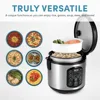 Rice Cooker, 4-Cup Uncooked 2.5 Quart, Programmable Digital Controls with Automatic Keep Warm Mode, Sensor Logic Technology 2