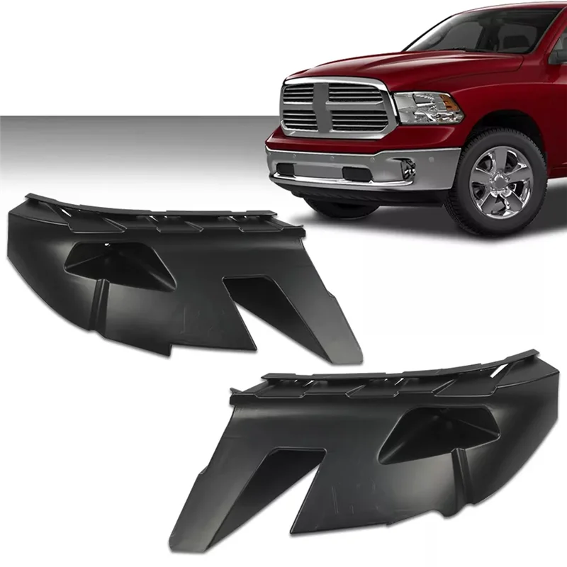 Ram 1500 Classic 2013-2019 왼쪽 + 오른쪽 68104944AD, 68104945AD 용 엄격한 앞 범퍼 브래킷 지지대