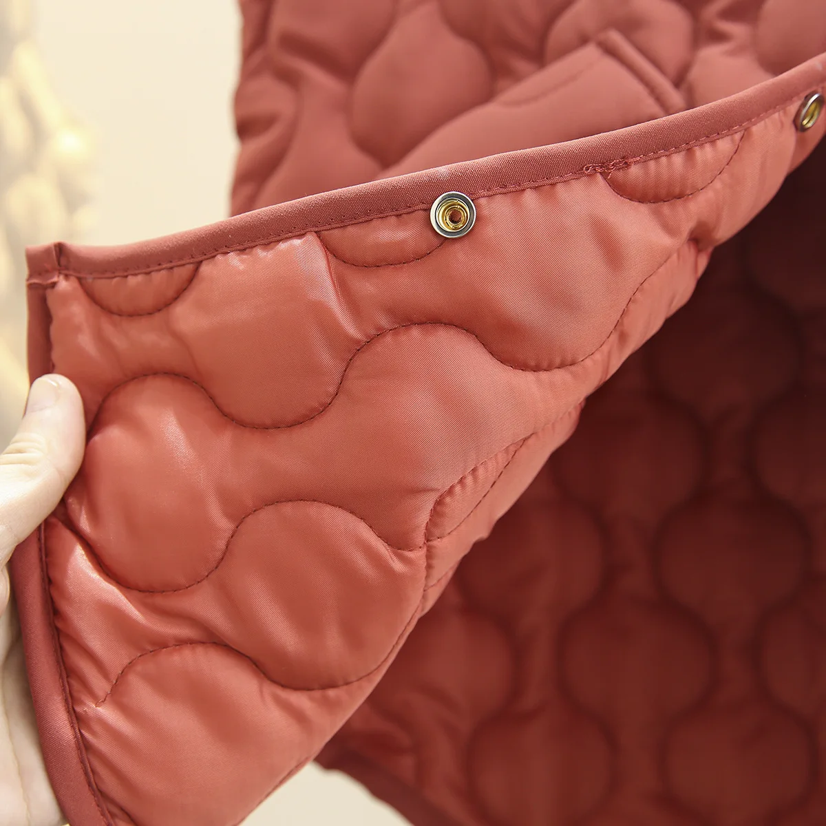 Women's Lightweight Vest, Large Pockets, Warm, O-Neck Parka, Loose, Casual, Quilted Sleeveless Jacket, Plus Size, Autumn, Winter