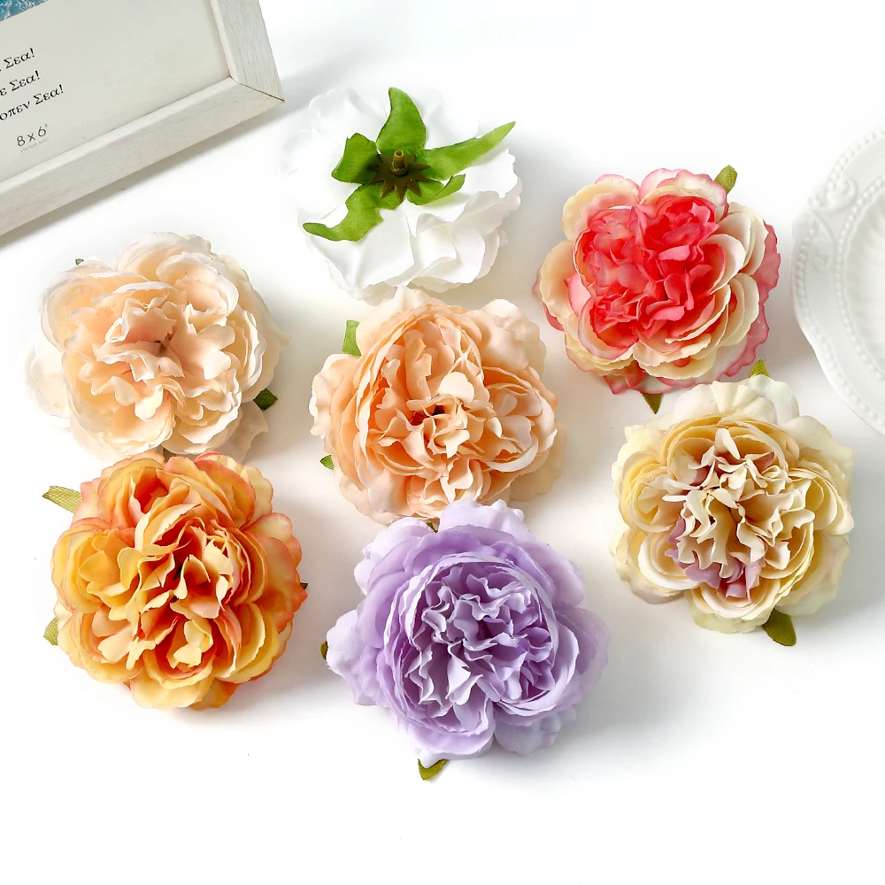 Decoration Accessories Fake Peonies Artificial Flowers 5/10pcs