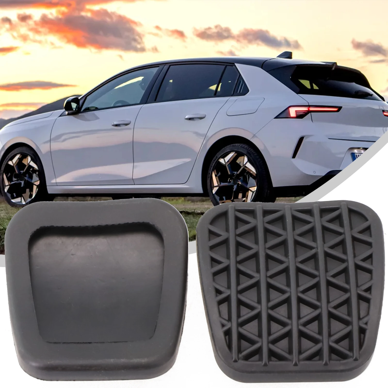 

2pcs Car Brake Clutch Pedal Pad Fit For Vauxhall For Astra G For ZAFIRA A-B 90498309 Rubber Sleeve For Brake Pedal