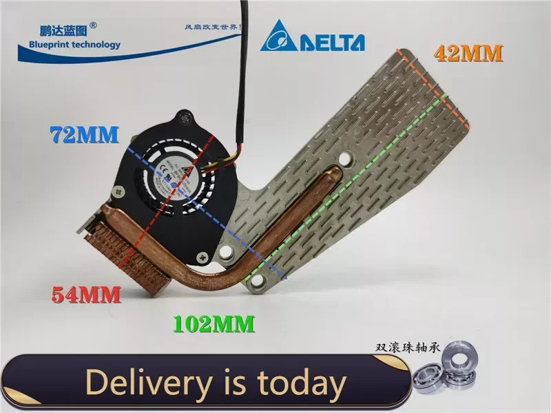 

Bfb0405hha Double Ball Bearing 5v0.3a Max Airflow Rate Notebook Graphics Card with Aluminum Sheet Cooling Fan