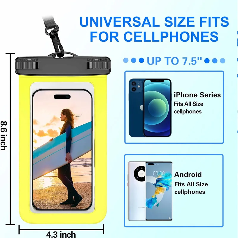 IP17PRO Waterproof Phone Pouch Pack for All Phones