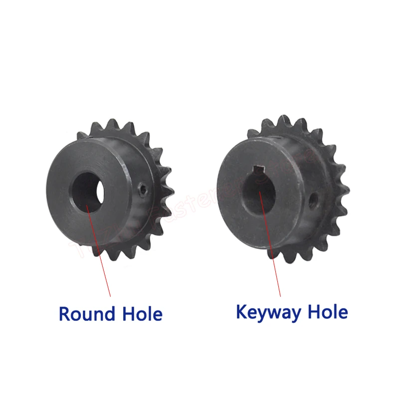 20T 04C Chain Gear 45# Steel 20 Teeth Industrial Drive Sprocket Wheel Bore 5-20mm 1pc