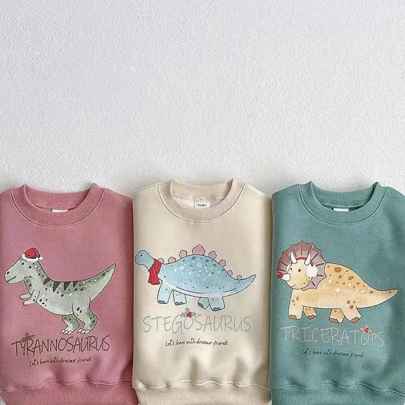 

2024 Spring New Baby Boy Girl Cute Cartoon Print Sweatshirt Children Long Sleeve Loose Tops Toddler Casual Pullover Kids Clothes