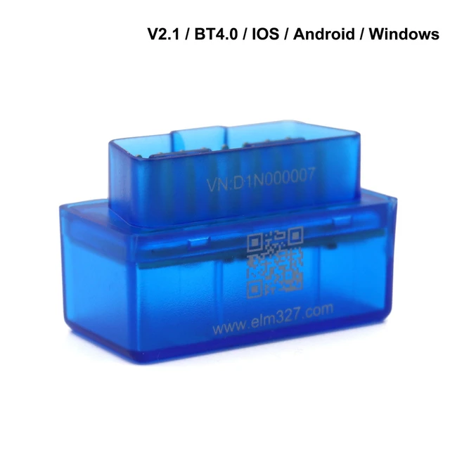 ELM327 Bluetooth V2.1 Chip OBD2 Scanner Code Reader ELM 327 For Android  Windows IOS 