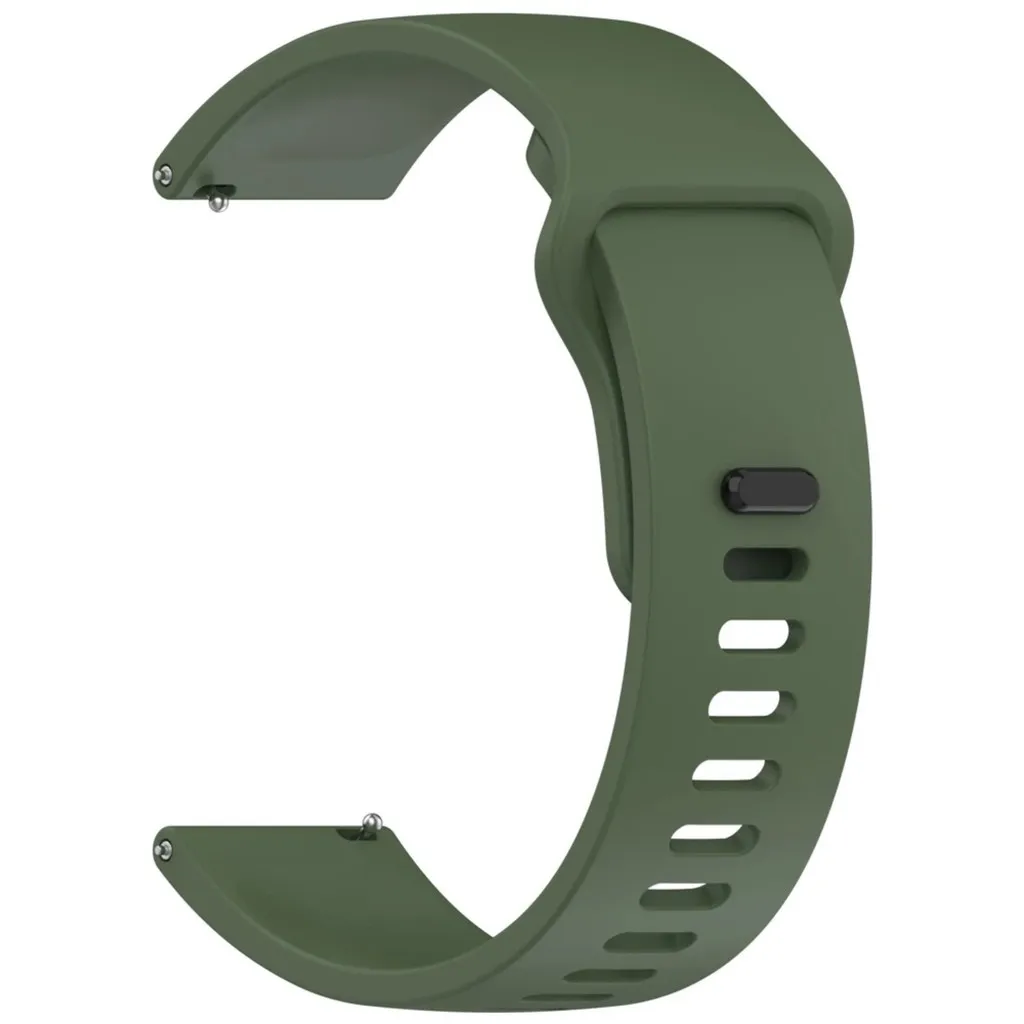 Amazfit Active Max Silicone Watch Strap - Smooth Sport Adjustable Wristband (22mm)