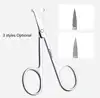 1PC Eyebrow Nose Hair Scissors For Women Men 3 Styles Multi-purpose Manicure Facial Trimming Small Nail Makeup Beauty Tools 3
