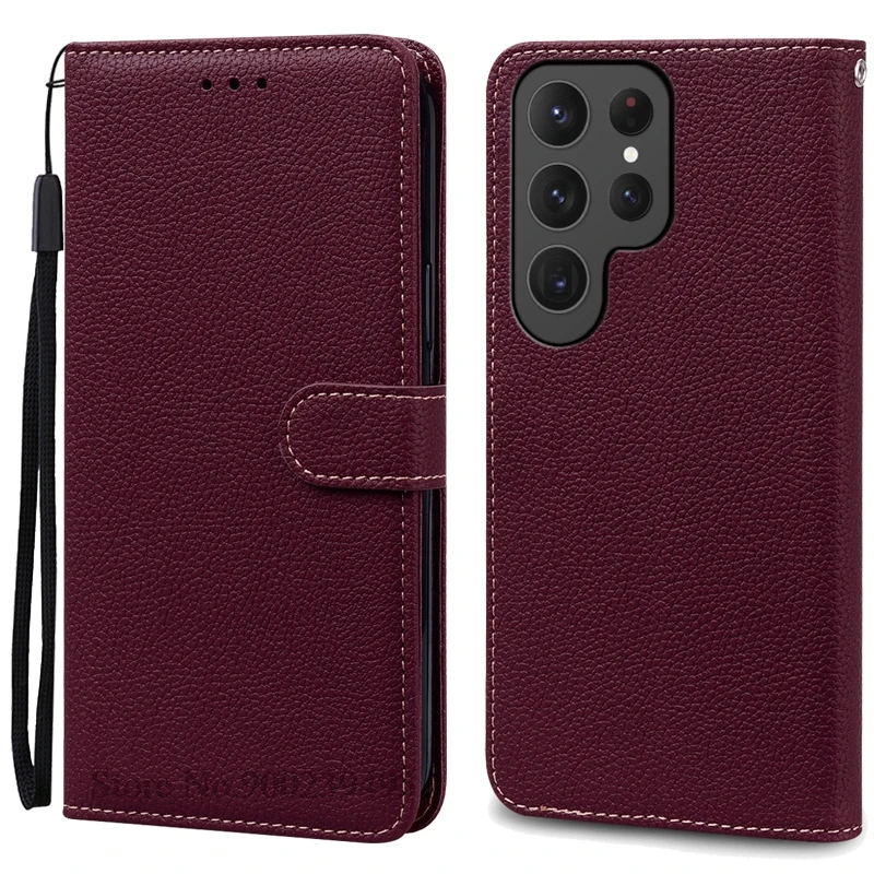 Leather Wallet Flip Case | Luxurious Book Cover Coque s