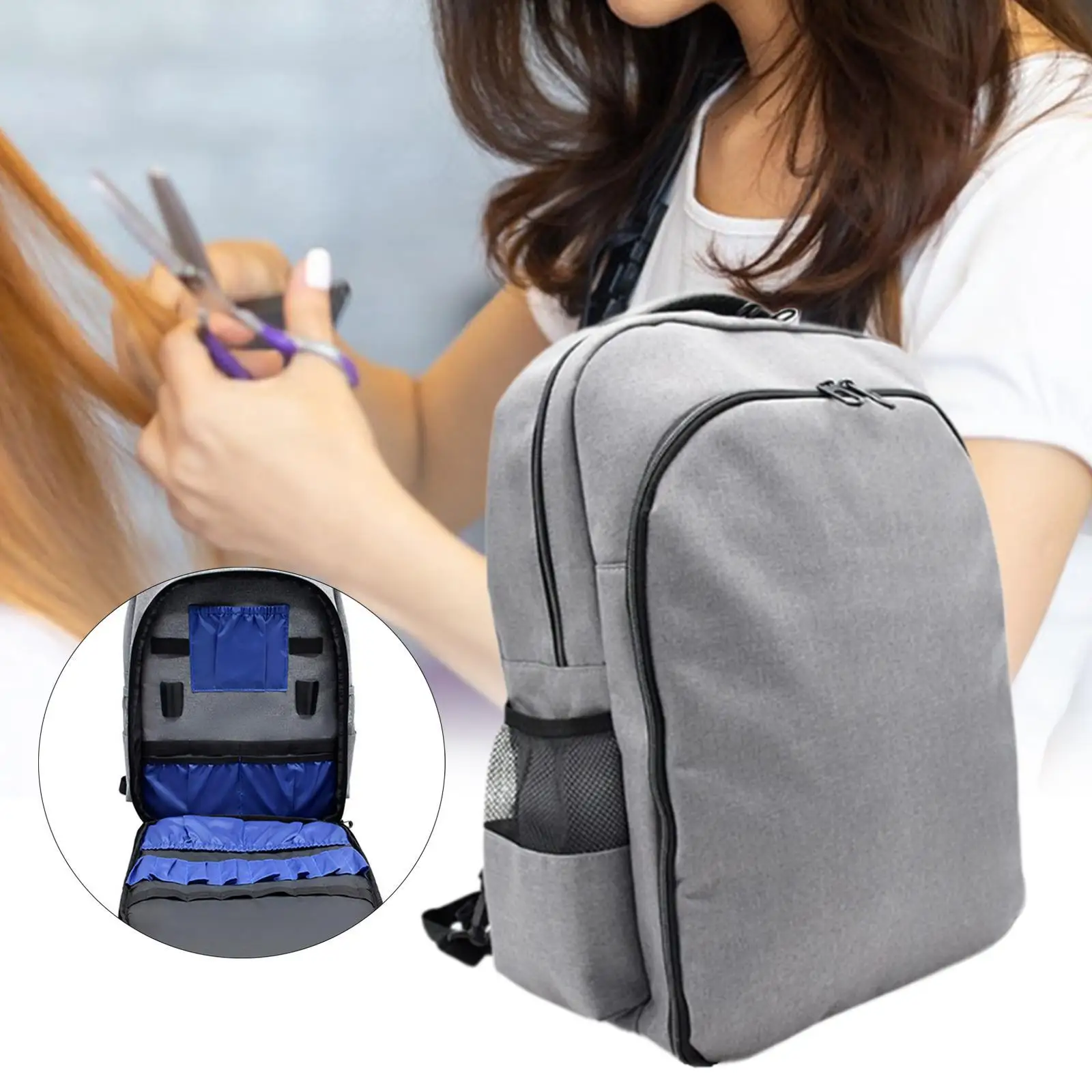 Portable Clipper Bag Barbers Backpack Bag for Barber Accessories Hairdresser