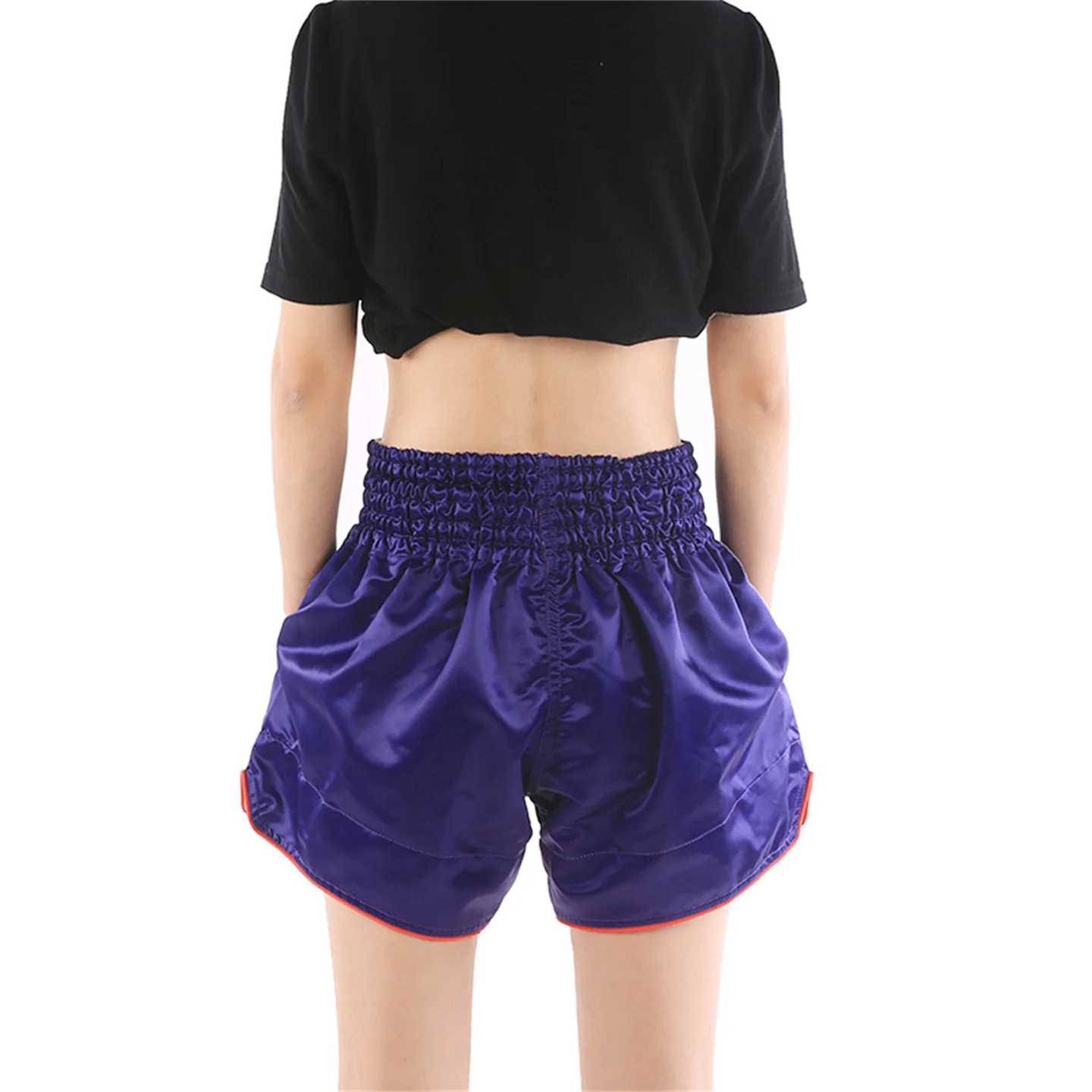 ONE Champion Competition Muay Thai Shorts Embroidery Boxing Trunks Men Women MMA Fighting Sanda Martial Arts Training Half Pants