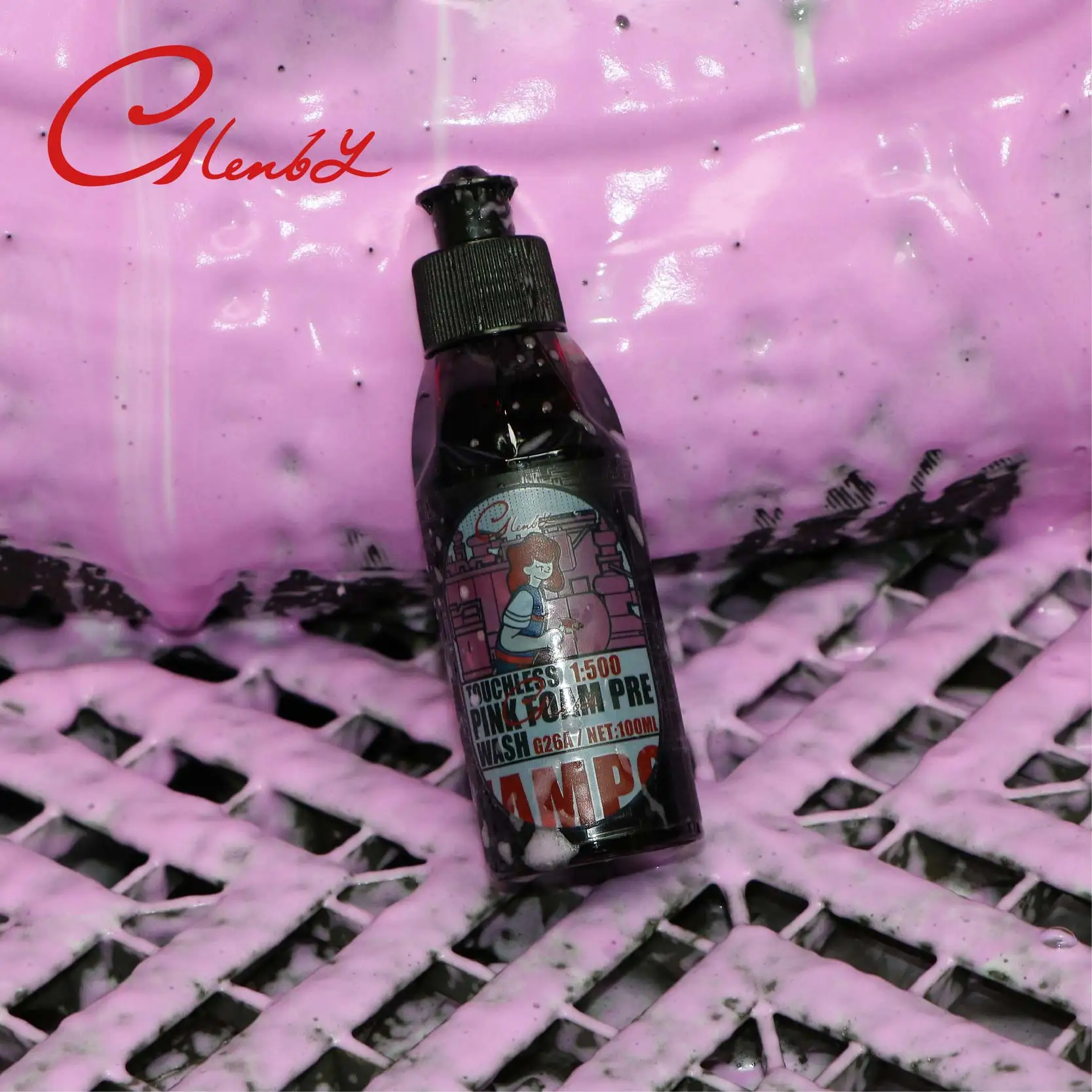Pink foam car wash deep cleaning concentrate, suitable for cars, trucks, motorcycles, motorhomes - environment-friendly car wash 5